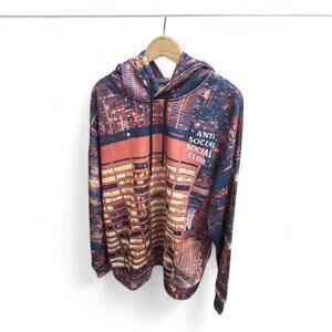 Anti Social Social Club Voyeur Hoodie Multicolored Sz XL